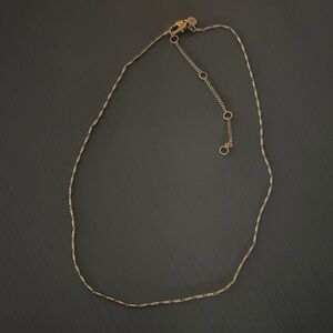 Madewell Delicate Gold Paperclip Necklace for Women